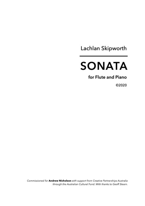 Flute Sonata