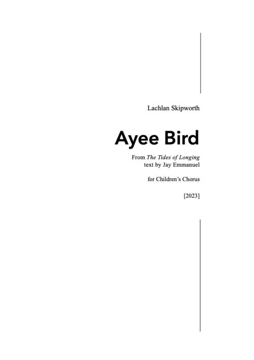 Ayee Bird