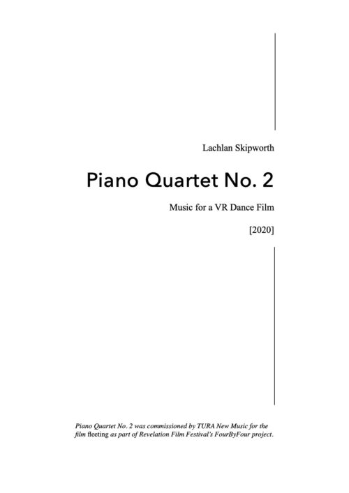 Piano Quartet No. 2
