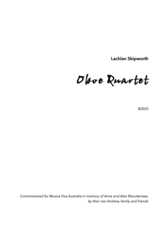 Oboe Quartet